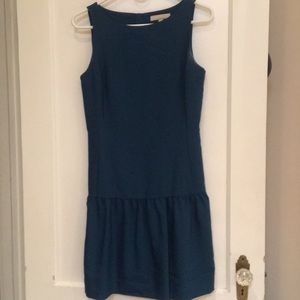 Fun flirty unique blue Banana Republic dress